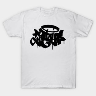 "YoToys" Design Graffiti Writing Tag No.2 - black T-Shirt